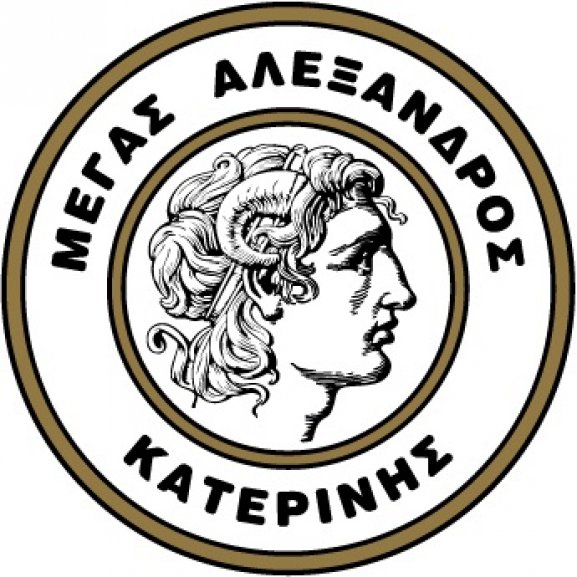Logo of Megas Alexandros Katerini (1950's logo)