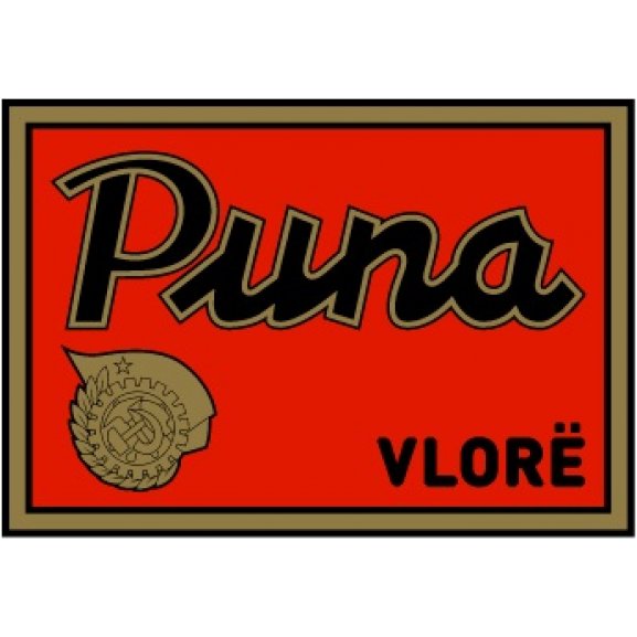 Logo of Puna Vlorë (1950's logo)