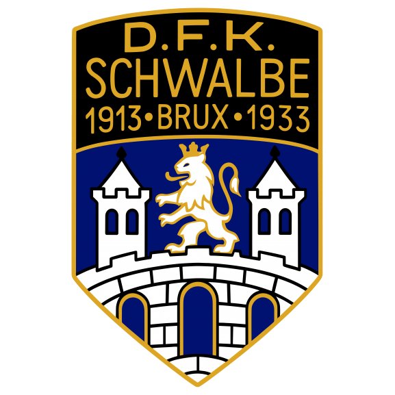 Logo of Deutscher Fussball Klub „Schwalbe“ 1913 Brüx