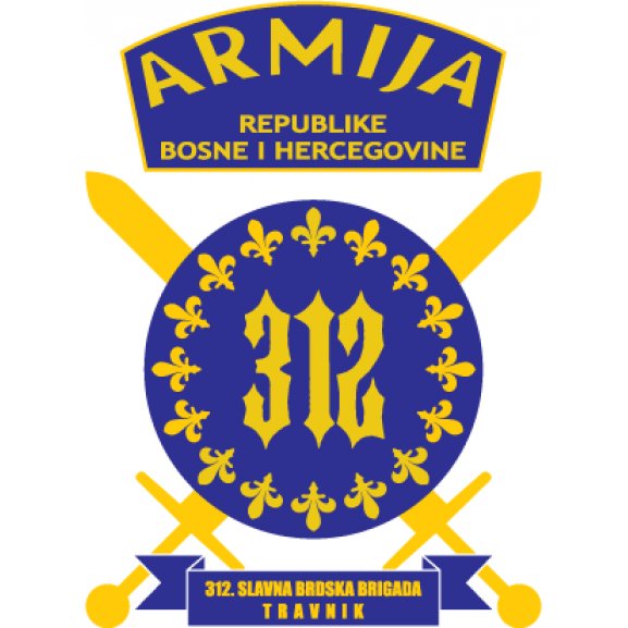 Logo of 312. Slavna Brdska Brigada Armija BiH