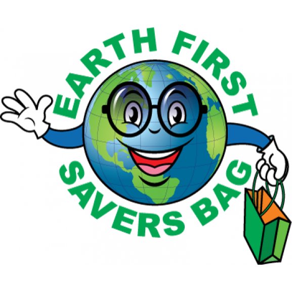 Logo of Earth First Savers Bag