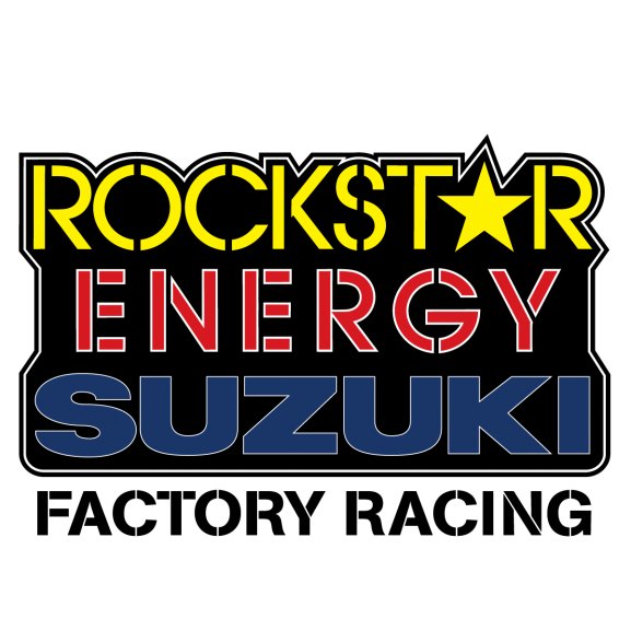 Logo of Rockstar Energy Suzuki Factory Racing