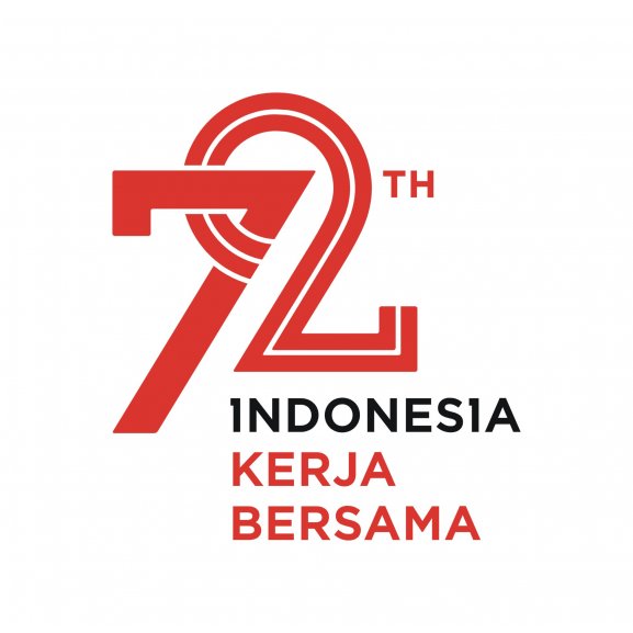 Logo of HUT RI ke-72