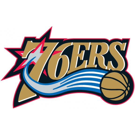 Logo of Philadelphia 76ers 1997-2009