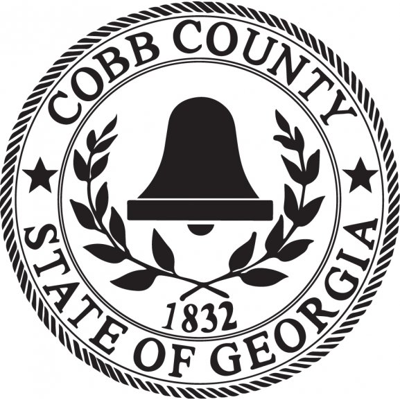 Logo of Cobb County - State of Georgia 1832 Logo