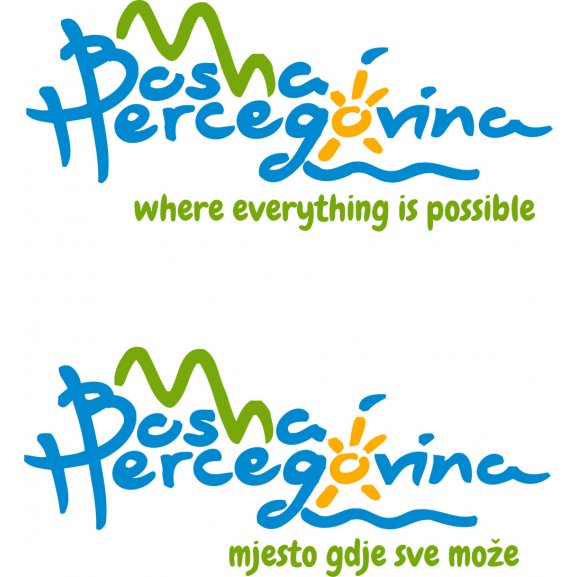 Logo of bosnia tourist slogan