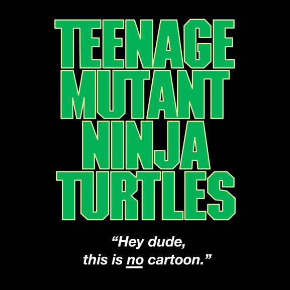 Logo of teenage mutant ninja turtles 1990