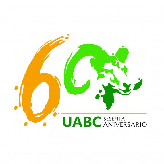 Logo of UABC logotipo Universidad Autónoma de Baja California 60 aniversario