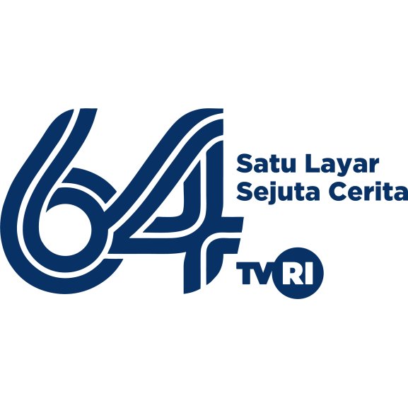 Logo of 64 tahun TVRI