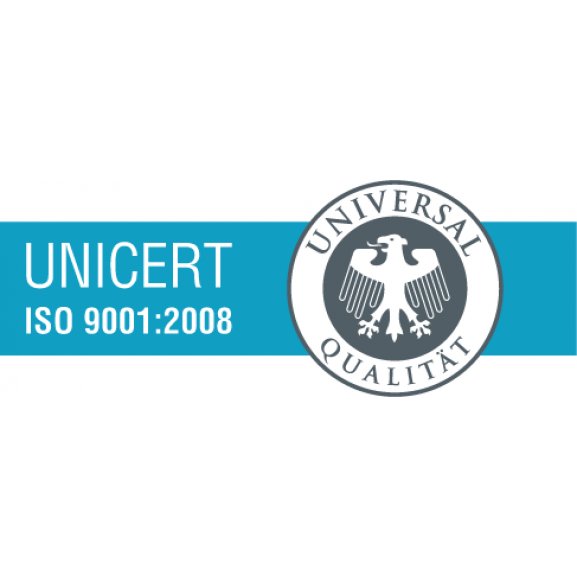 Logo of Unicert 9001 2008