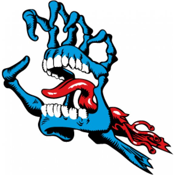 Logo of screaming hand