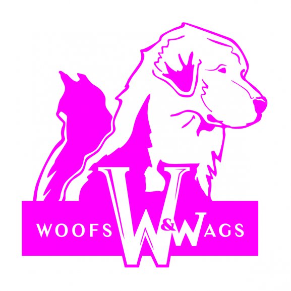 Logo of Woofs and Wags San Diego