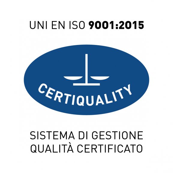 Logo of Certiquality ISO 9001:2015