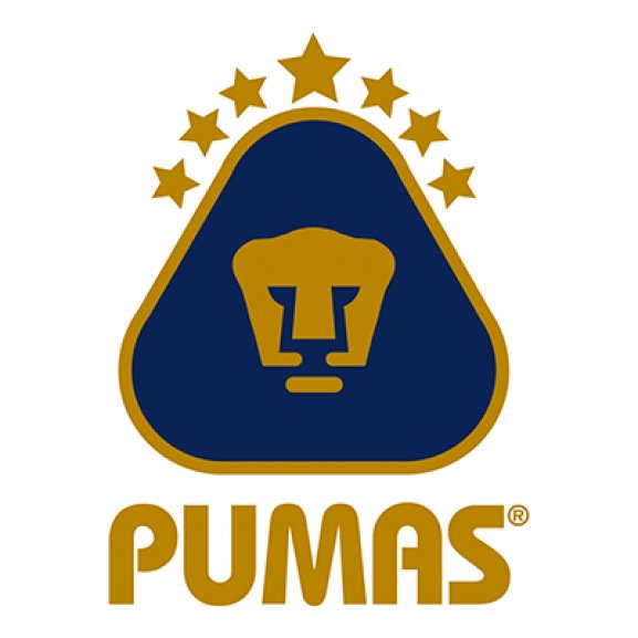 Logo of Pumas (azul y oro)