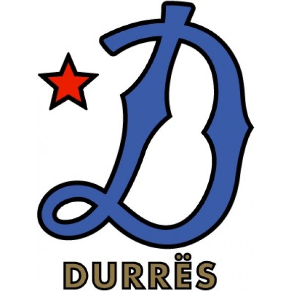 Logo of Dinamo Durrës (1950's logo)
