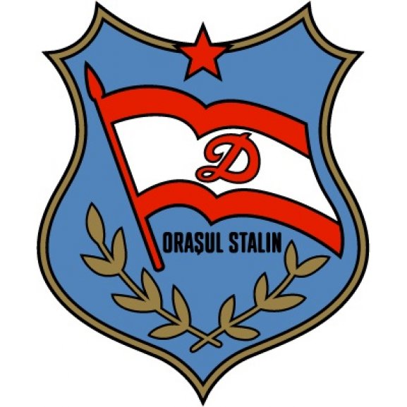 Logo of Dinamo Oraşul Stalin (mid 1950&#039;s logo)