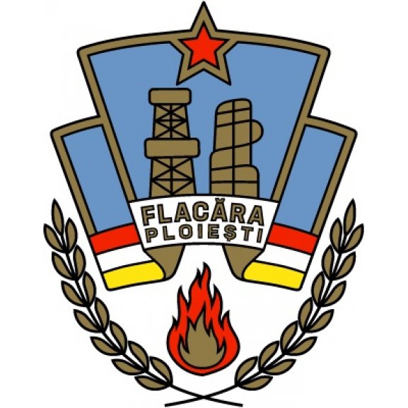 Logo of Flacăra Ploiești (1950's logo)