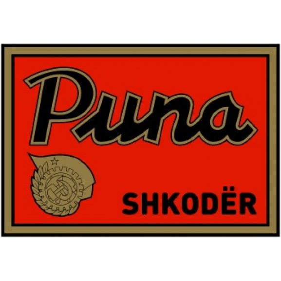 Logo of Puna Shkodër (1950&#039;s logo)