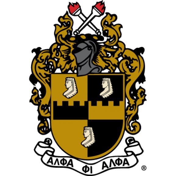 Logo of Alpha Phi Alpha Fraternity Fraternal Design (i.e., Coat of Arms)