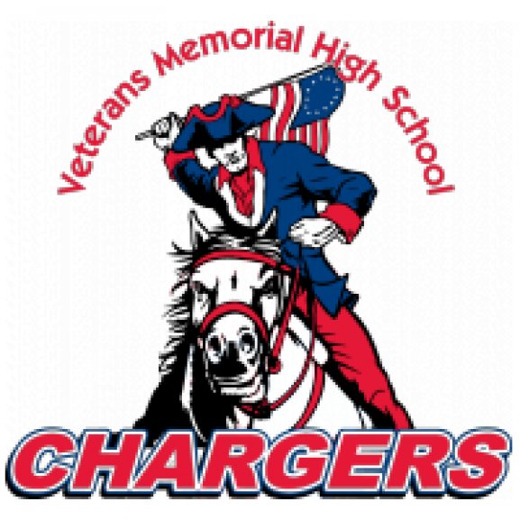 Logo of Veterans Memorial High School Chargers