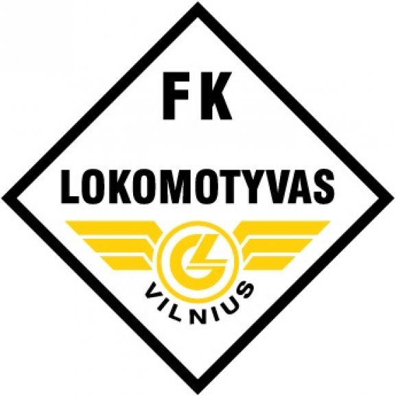 Logo of FK Lokomotyvas Vilnius (mid 90&#039;s logo)