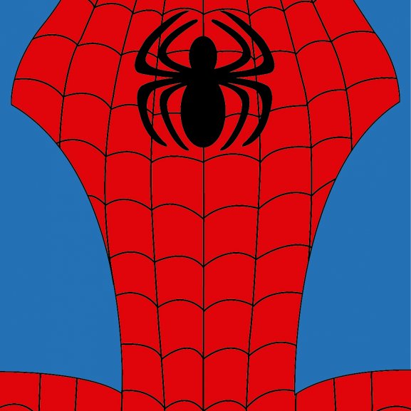 Logo of spider-man costume