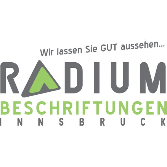 Logo of Radium Beschriftungen