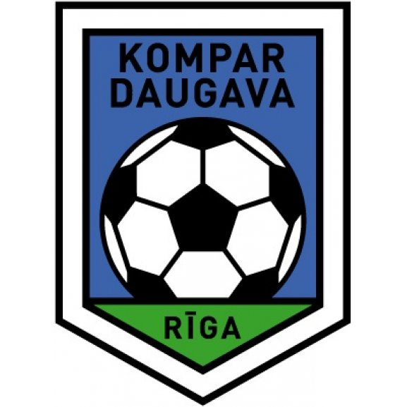 Logo of FK Kompar-Daugava Riga (early 90's logo)
