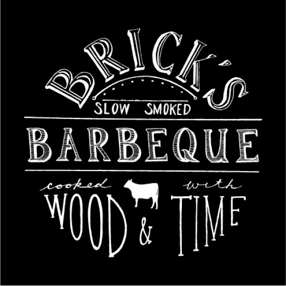 Logo of Brick's BBQ