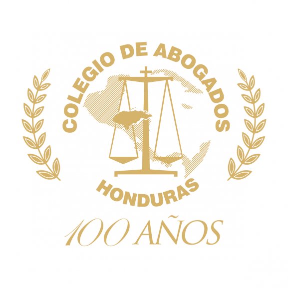 Logo of Colegio de Abogados de Honduras 100 años