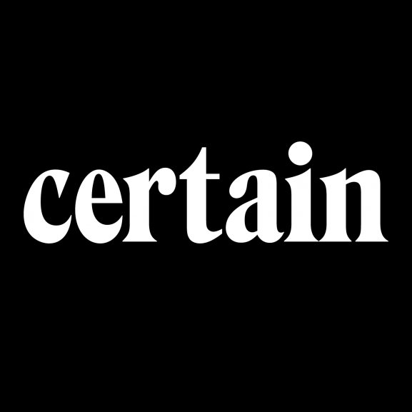 Logo of Certain Magazine