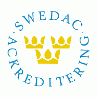 Logo of Swedac ackreditering