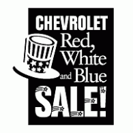 Logo of Chevrolet Red White and Blue Sale