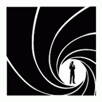 james bond silhouette vector