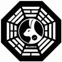 Logo of The DHARMA initiative  - Looking Glass Station