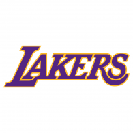 Mens Black F4147914 Los Angeles Lakers Pro Standard Wordmark Logo