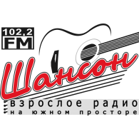 Logo of Shanson. Vzrosloe radio na Yuzhnom prostore. Melitopol 102.2 FM