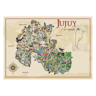 Logo of Jujuy Turismo Map Art