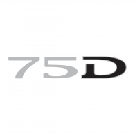 Logo of Tesla 75D