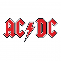 Logo of AC DC red