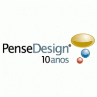 Logo of PenseDesign - 10 anos