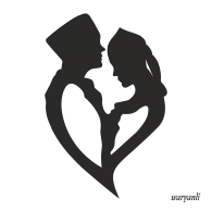 Logo of Çerkez Çerkes kalpli logo