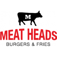 Logo of Meat Heads Burgers &amp; Fries